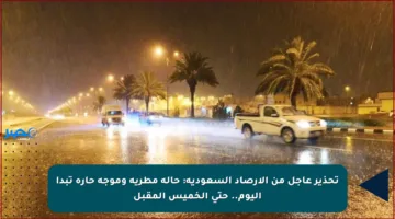 تحذير عاجل من الأرصاد السعودية: حالة مطرية وموجة حارة تبدأ اليوم.. حتى الخميس المقبل